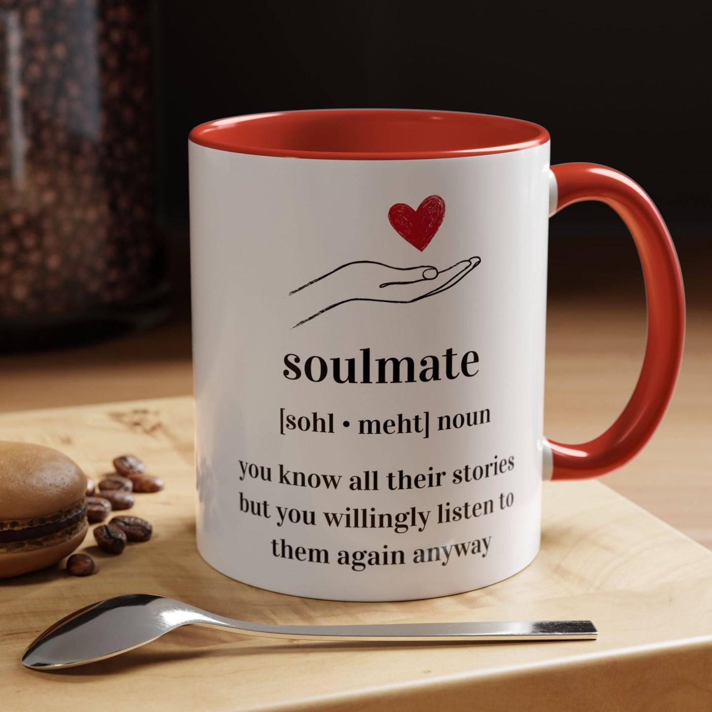 Soulmate Definition Accent Coffee Mug