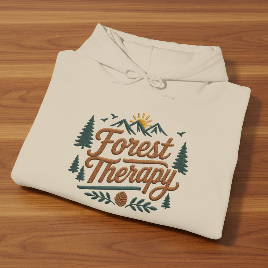 Forest Therapy Embriodered Hoodie