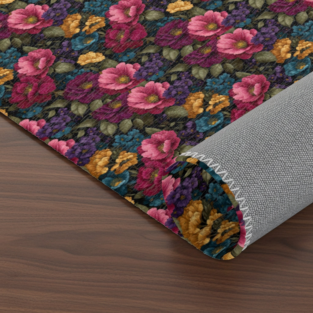 Vintage Floral Indoor Area Rug