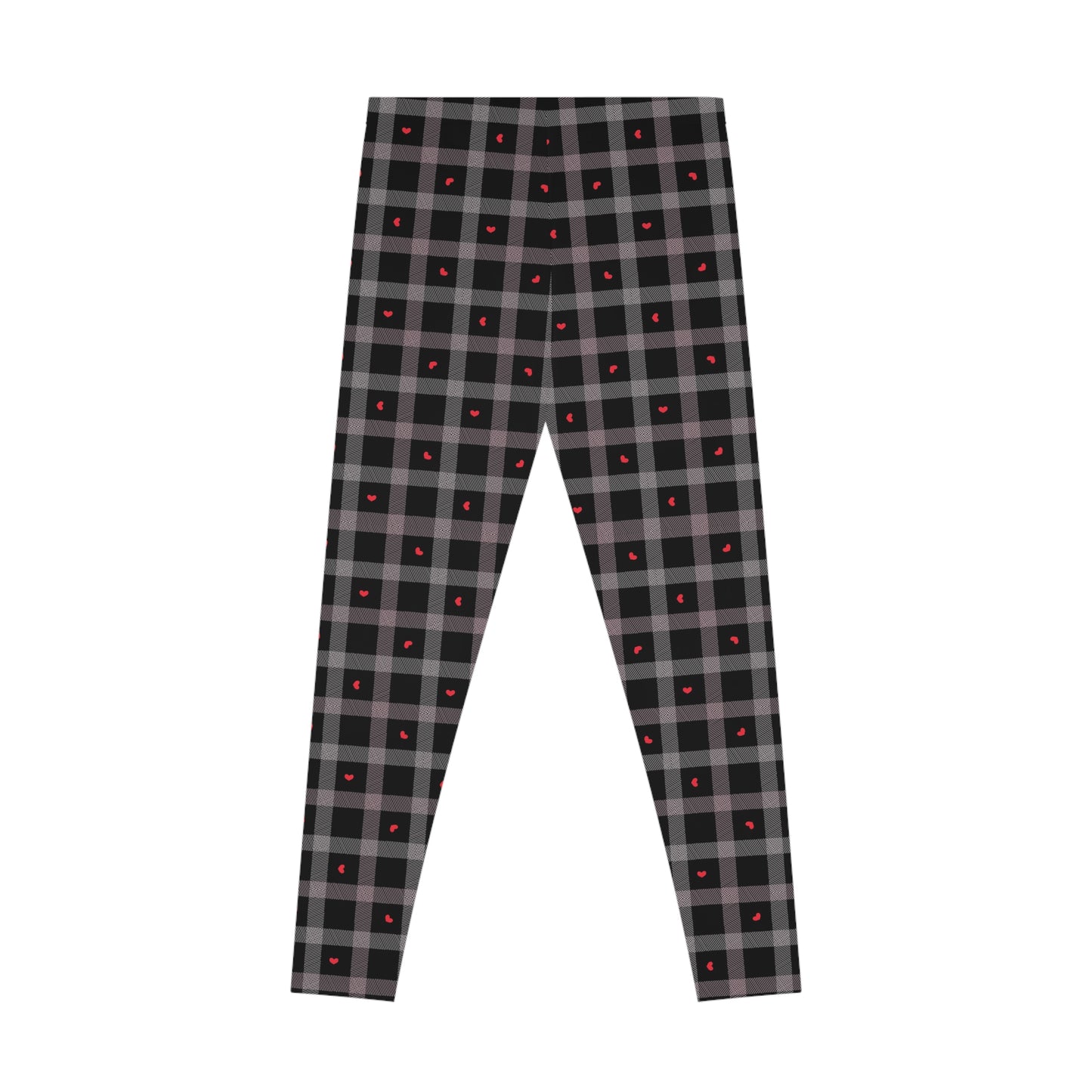 Plaid Heart Leggings