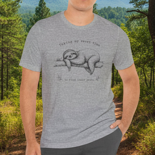 Sloth “Taking My Sweet Time to Find Inner Peace" Tshirt