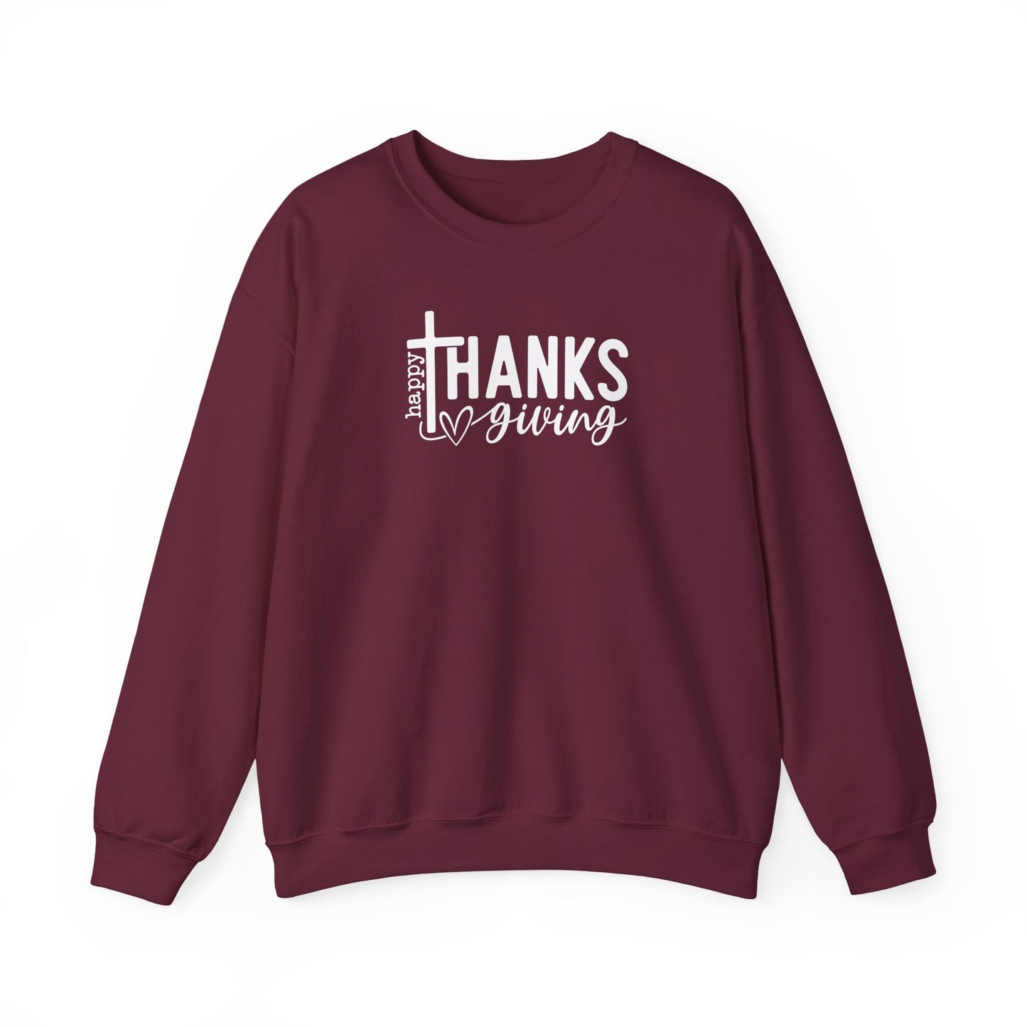 Happy Thanksgiving Faith Crewneck Sweatshirt