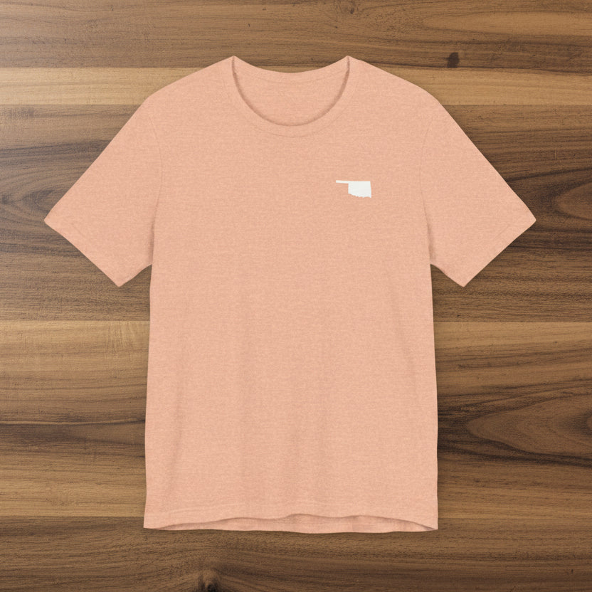 Oklahoma 'The Sooner State' Front & Back Graphic Tee