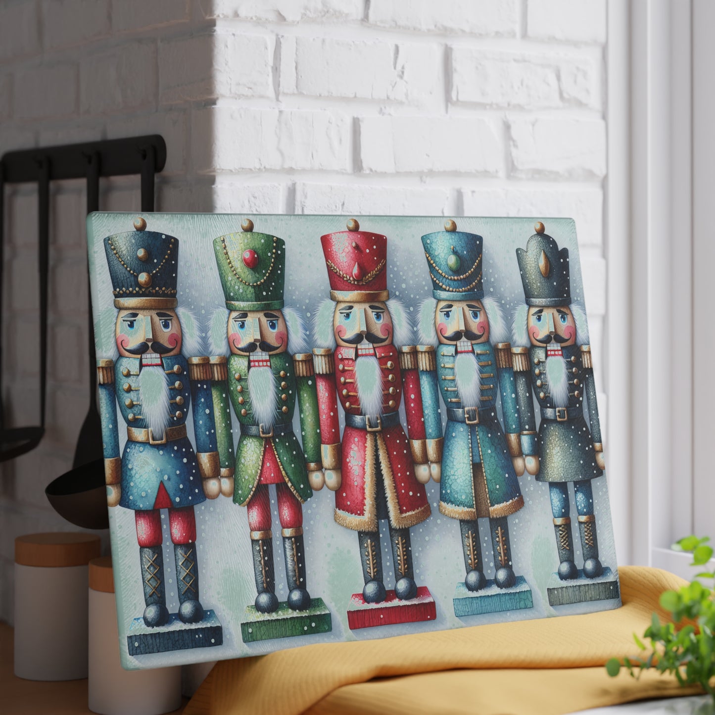 Nutcracker Glass Cutting Board