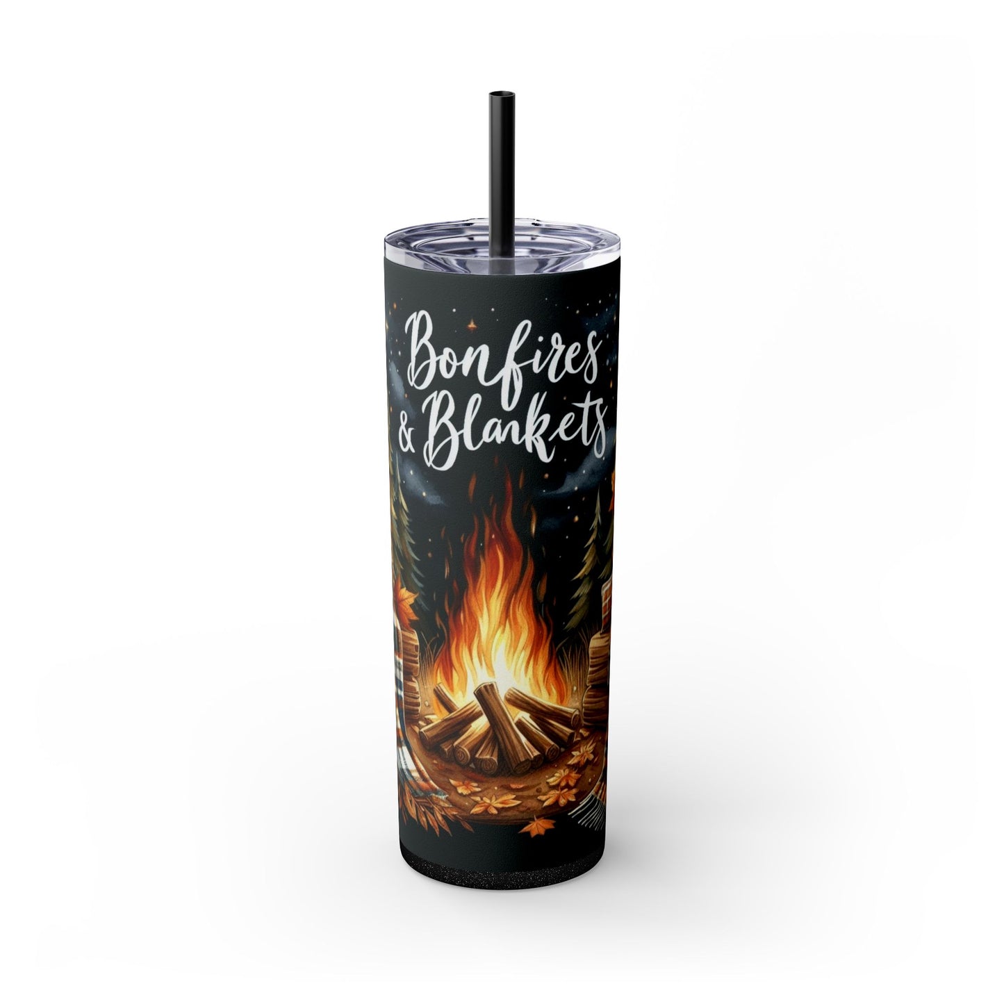Bonfires and Blankets Skinny 20oz Tumbler