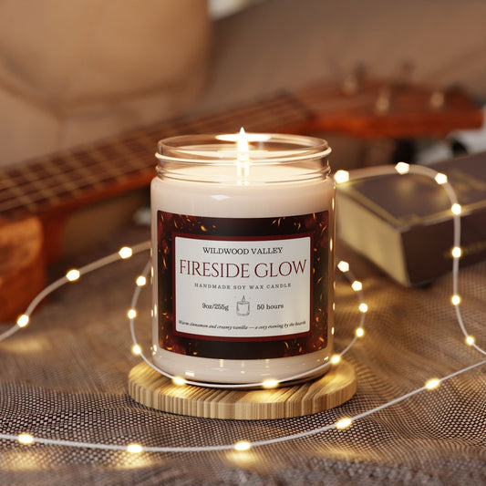 Fireside Glow Scented Soy Candle