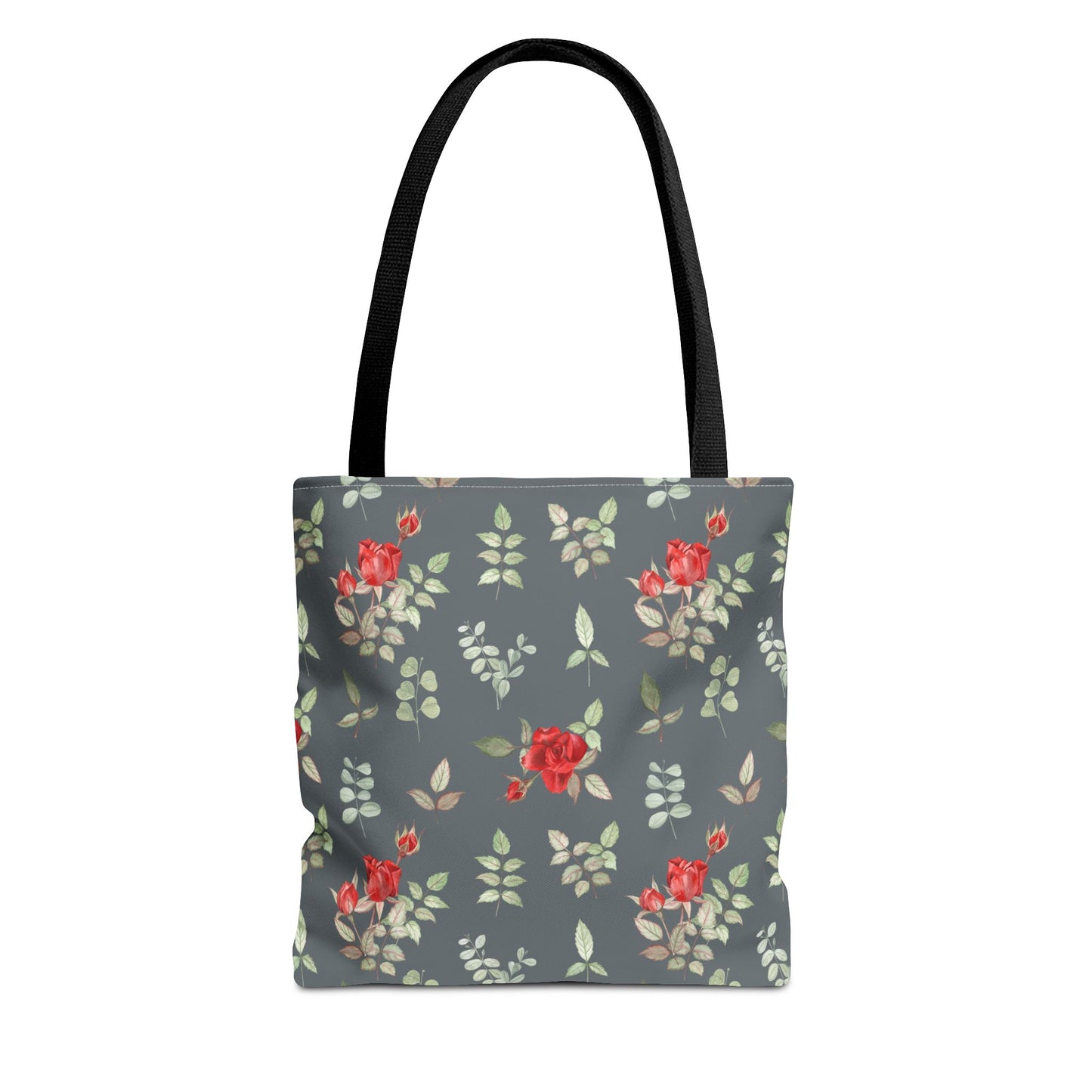 Floral Rose Pattern Tote Bag