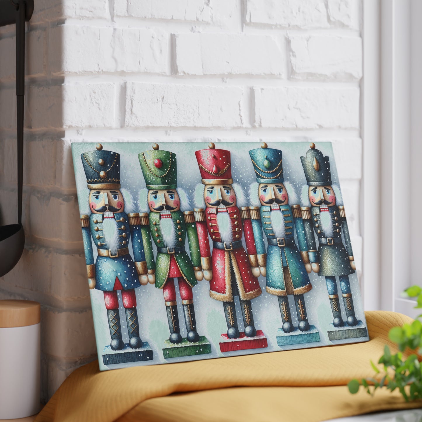 Nutcracker Glass Cutting Board