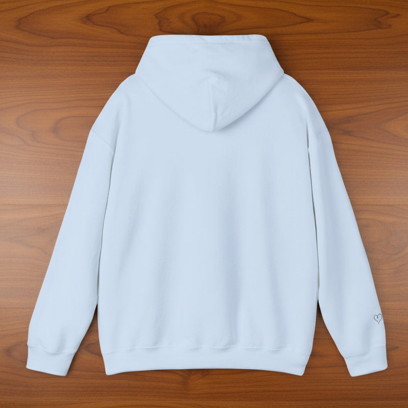 Winter's Grace Penguin Hoodie w/ heart sleeve accent