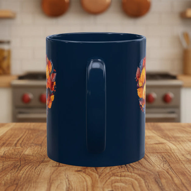 Autumn Heart Ceramic Mug
