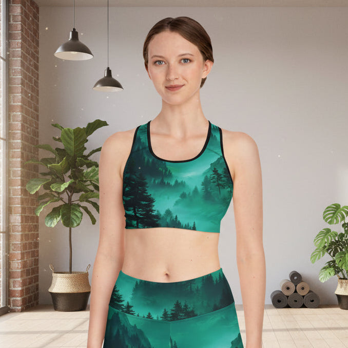 Forest Mist Sports Bra