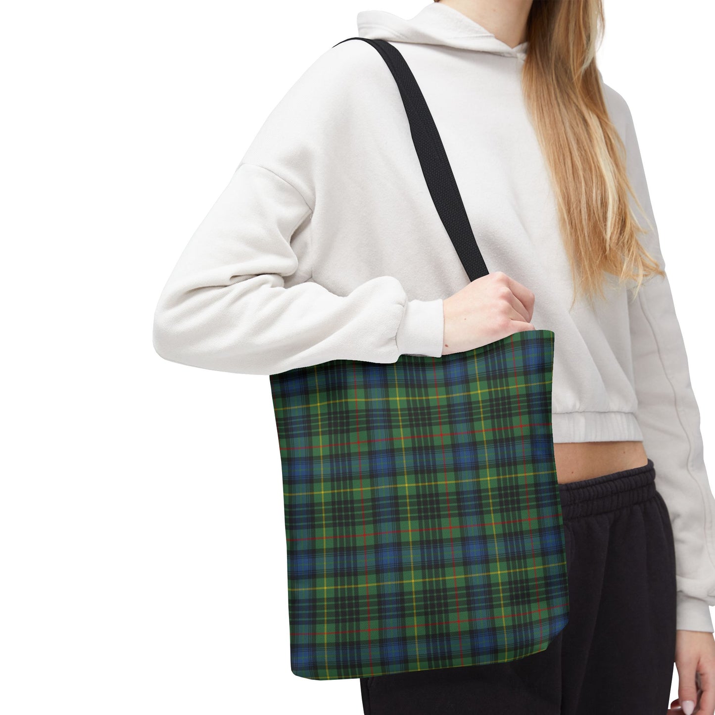 Aberdeen Meadow Plaid Tote Bag