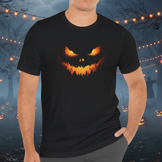 Spooky Jack-O'-Lantern Face T-Shirt