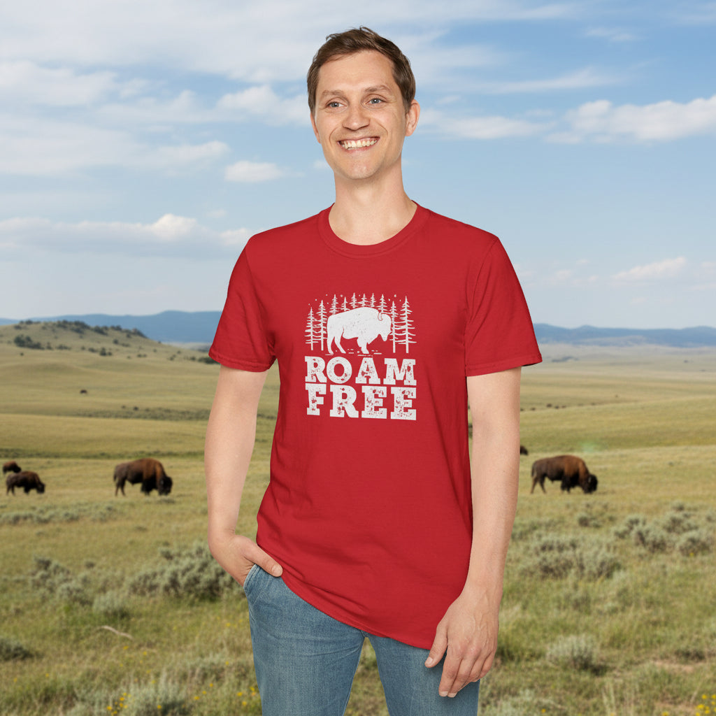 Roam Free Bison T-Shirt