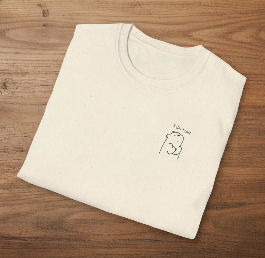 I Don’t Care Stubborn Bear T-Shirt