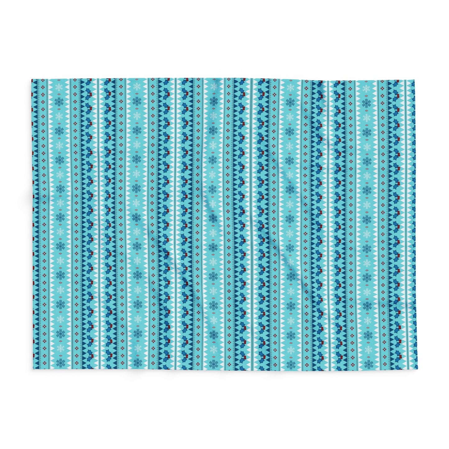 Arctic Snowfall Fleece Blanket