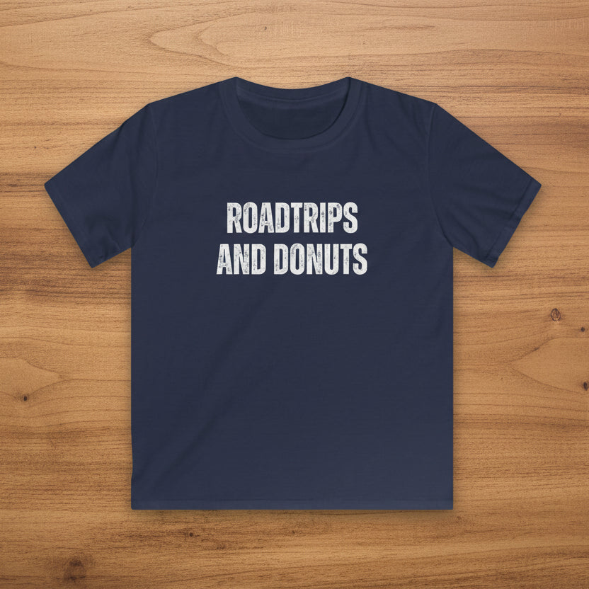 Roadtrips and Donuts Kids Softstyle T-Shirt