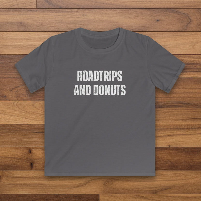 Roadtrips and Donuts Kids Softstyle T-Shirt