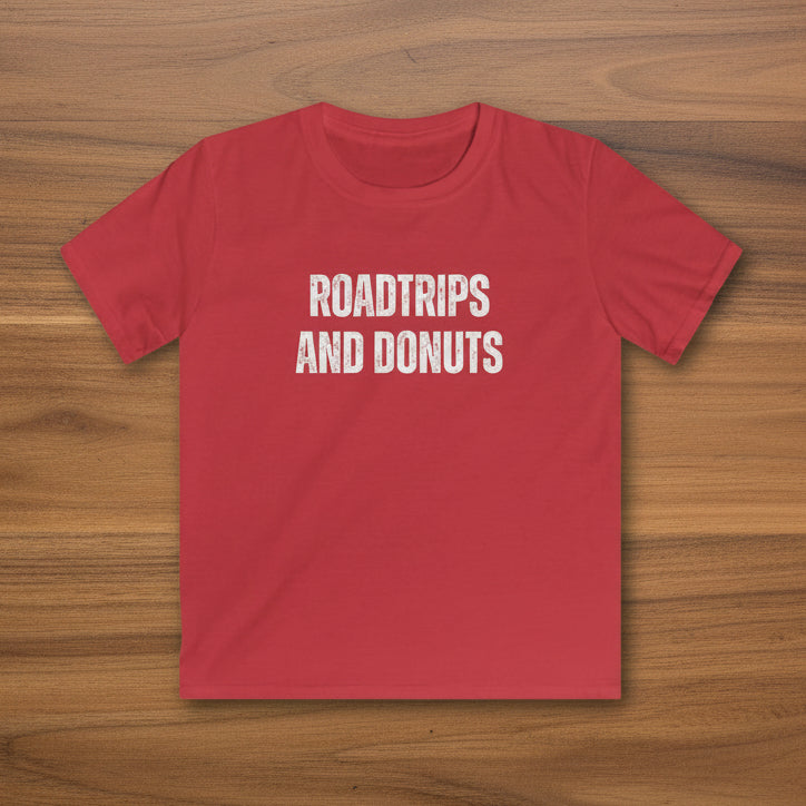Roadtrips and Donuts Kids Softstyle T-Shirt