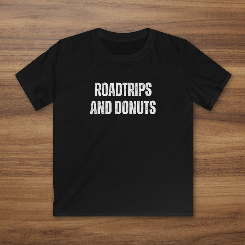 Roadtrips and Donuts Kids Softstyle T-Shirt