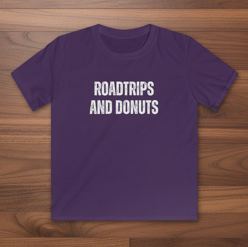 Roadtrips and Donuts Kids Softstyle T-Shirt