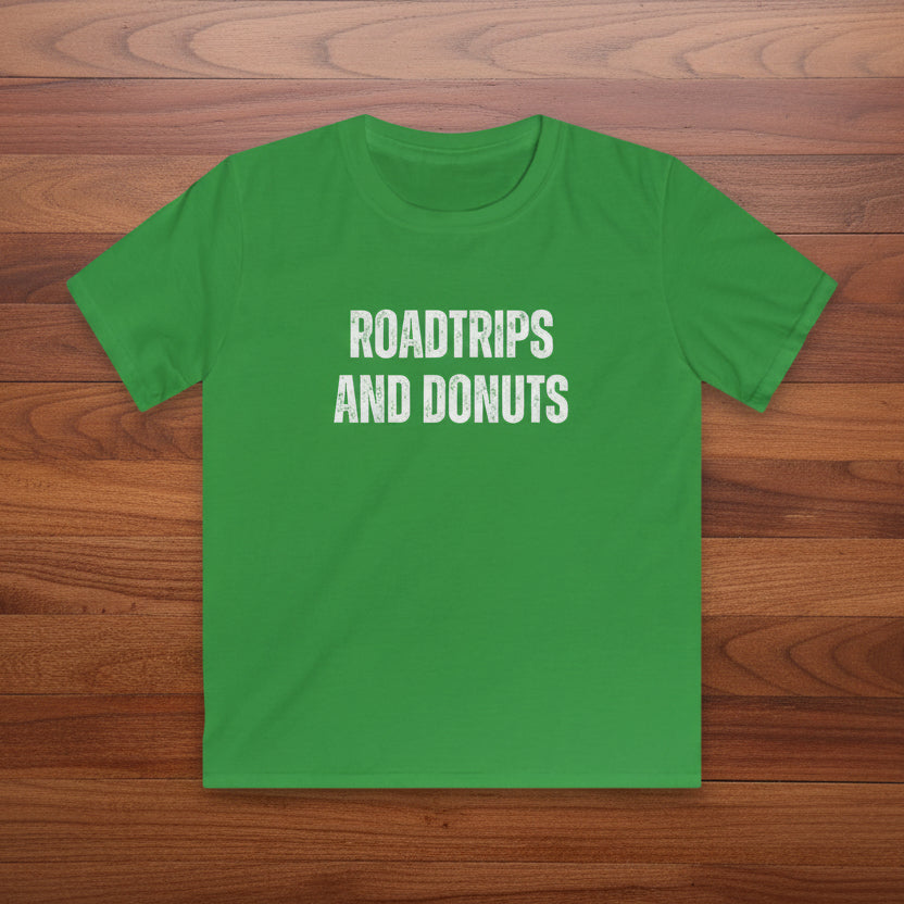 Roadtrips and Donuts Kids Softstyle T-Shirt