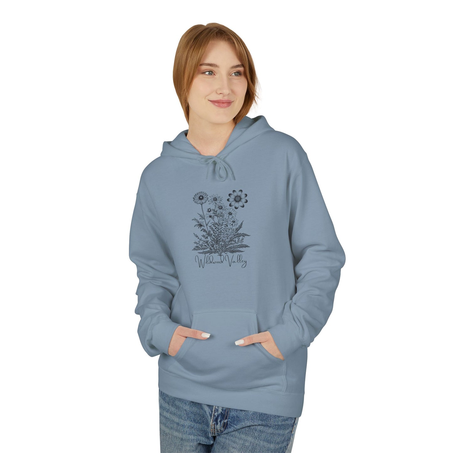 Wildwood Valley Floral Sketch Hoodie