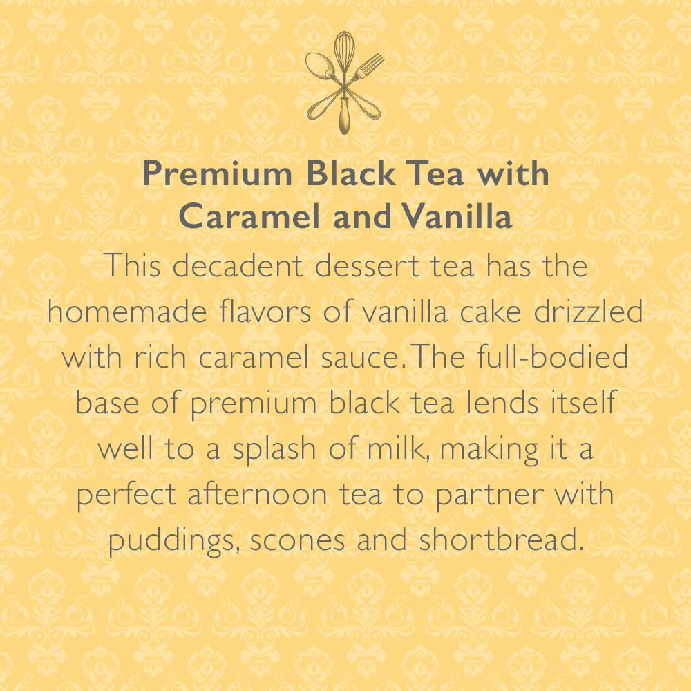The Republic of Tea Downton Abbey Mrs. Patmore'S Pudding Tea, 36 Tea Bags, Caramel Vanilla Black Tea