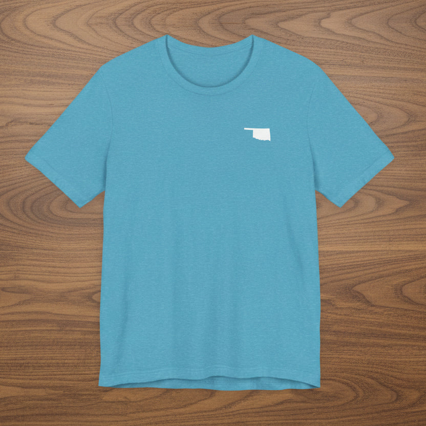 Oklahoma 'The Sooner State' Front & Back Graphic Tee