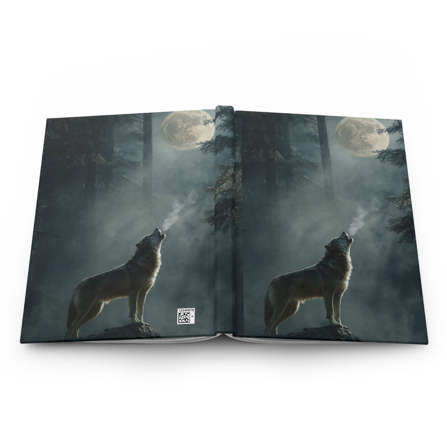 Howling Wolf Hardcover Journal