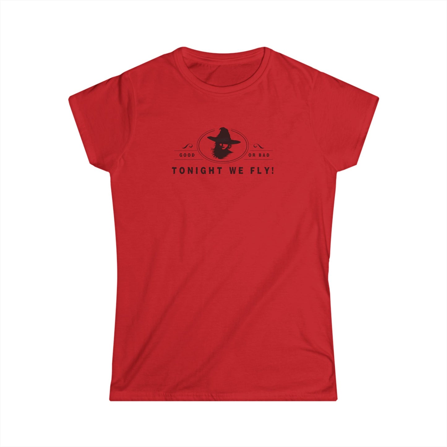 Tonight We Fly Halloween Witch Tee