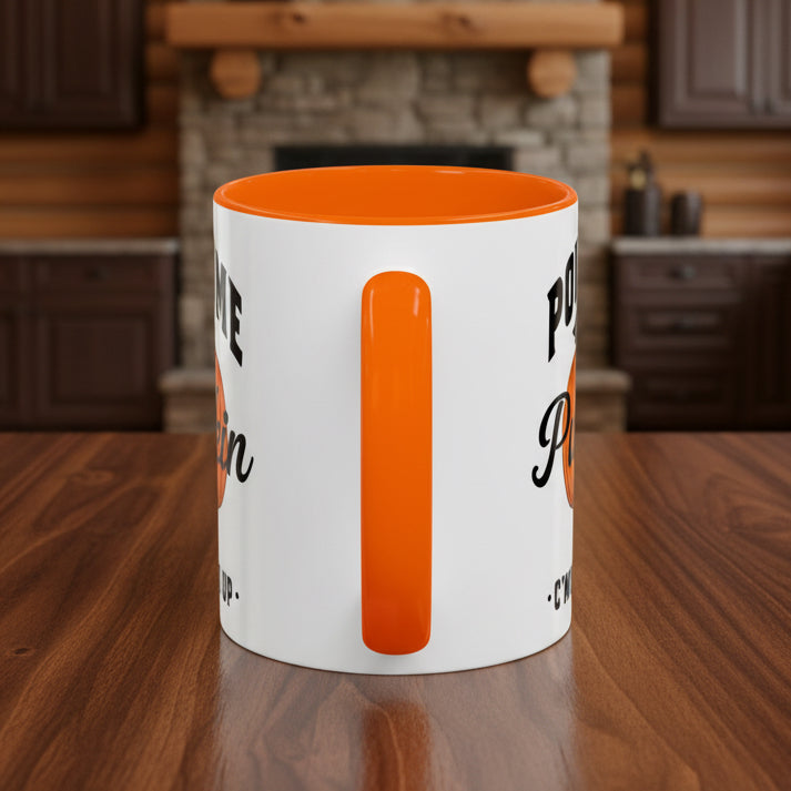 Pour Some Pumpkin on Me Accent Mug
