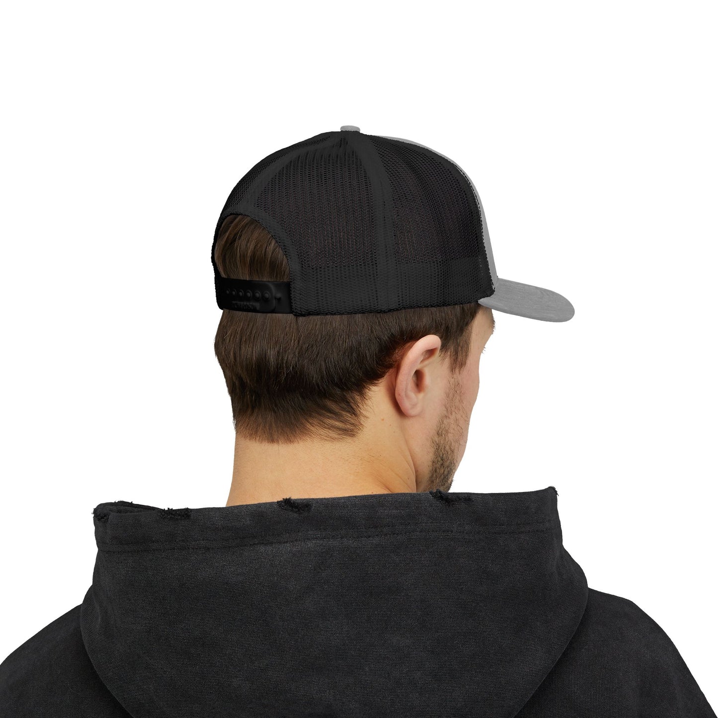Oklahoma Black Embroidered Mesh Back Baseball Cap