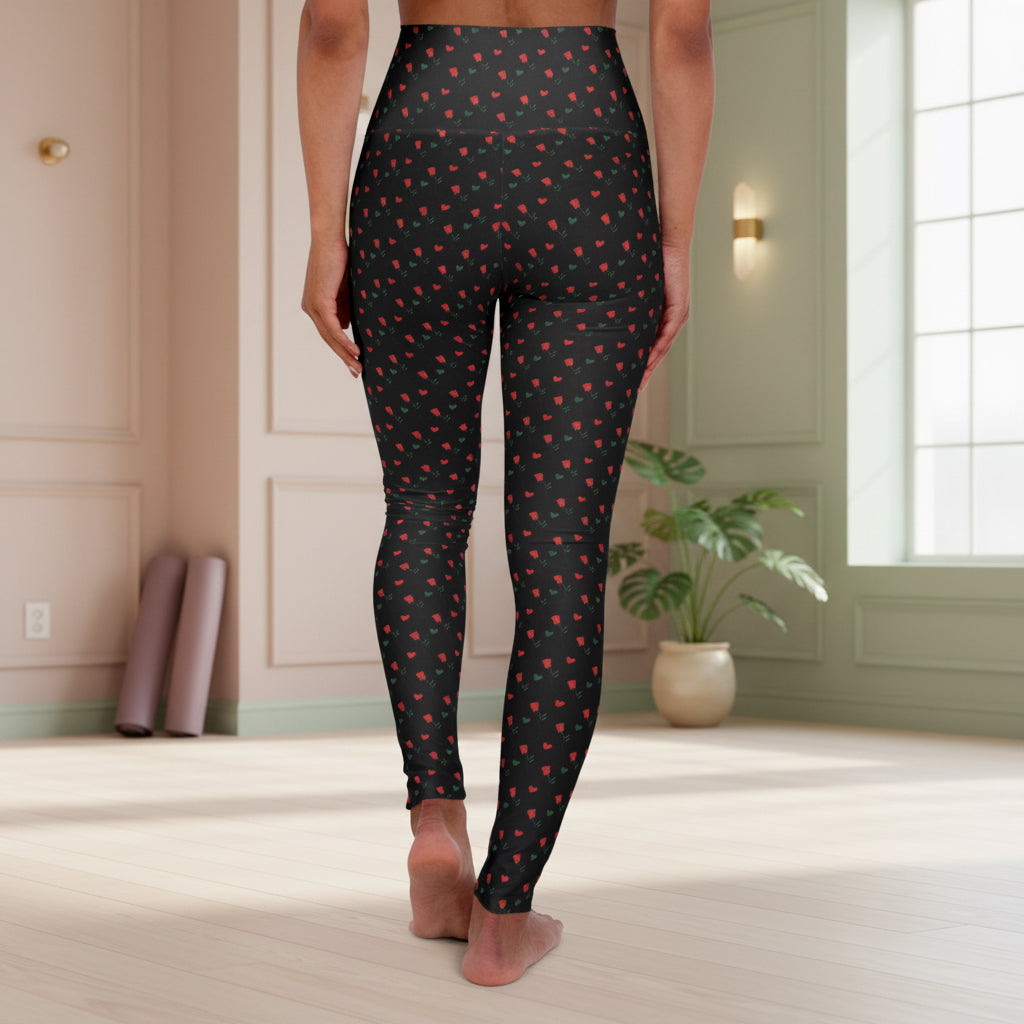 Roses and Hearts Leggings