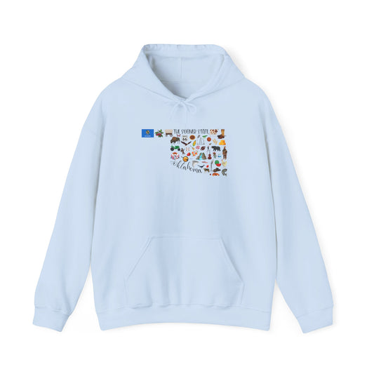Oklahoma Adventure Map Hoodie