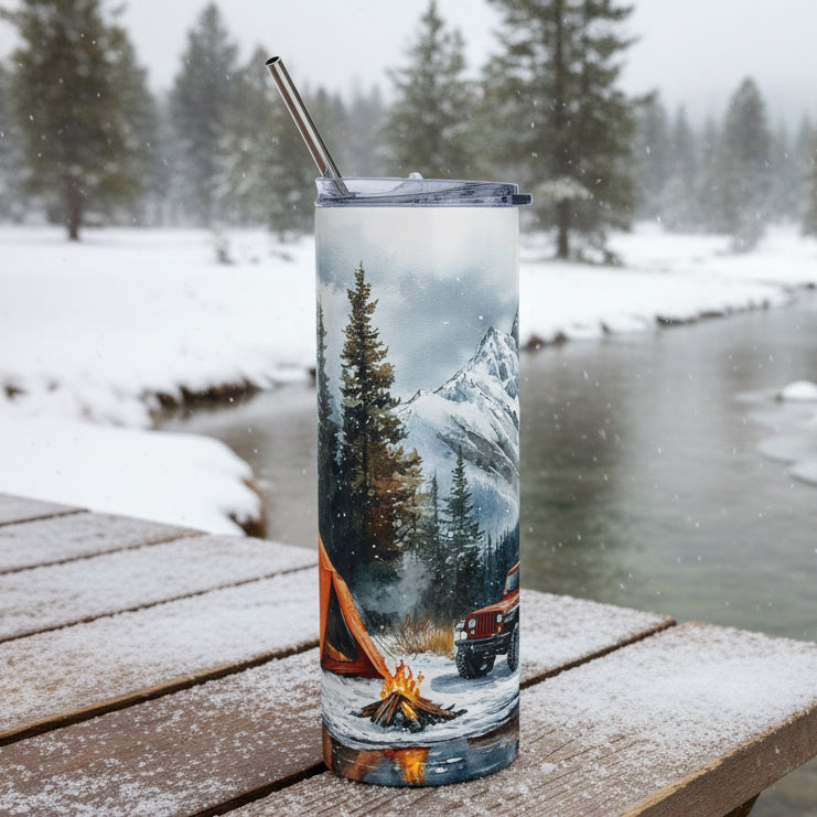 Mountain Camping 20oz Stainless Steel Tumbler