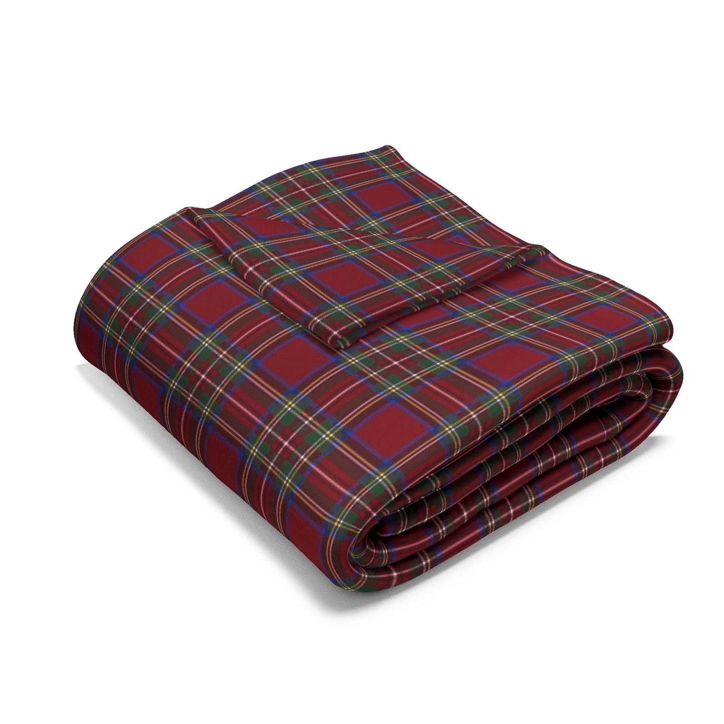 Christmas Eve Plaid Arctic Fleece Blanket