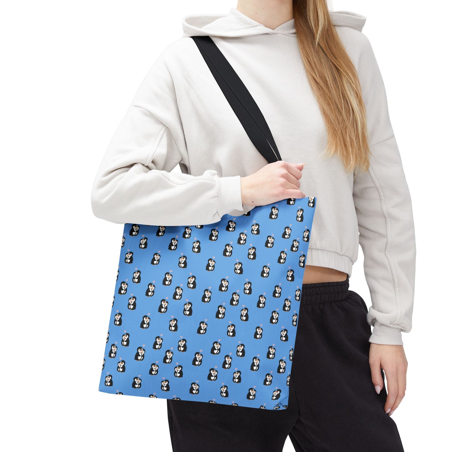 Penguin Blue Tote Bag