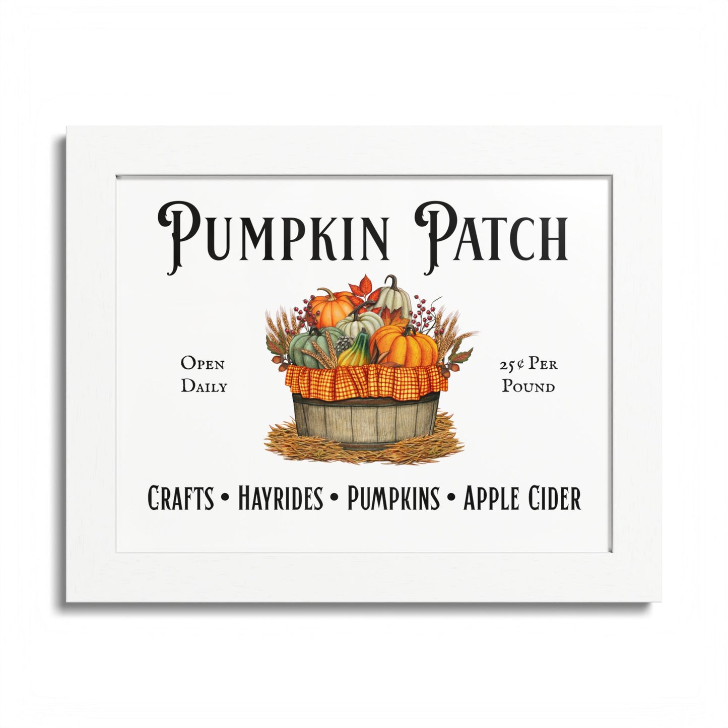 Pumpkin Patch – Autumn Harvest Wall Art