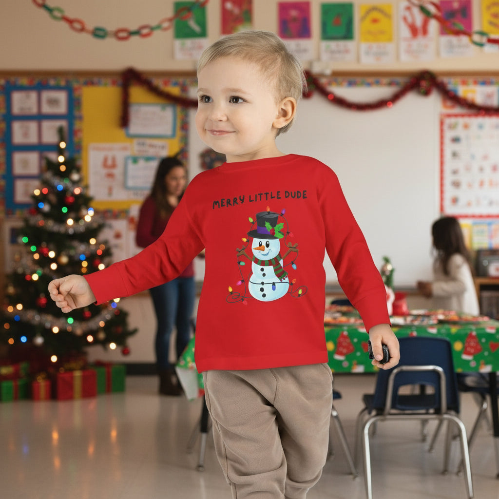 Merry Little Dude Long Sleeve Tee