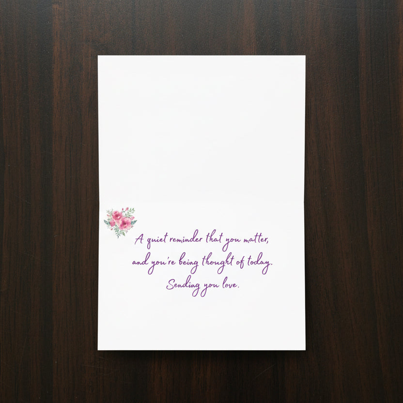 Thinking of You Floral Greeting Cards — Pack of  1 or 10