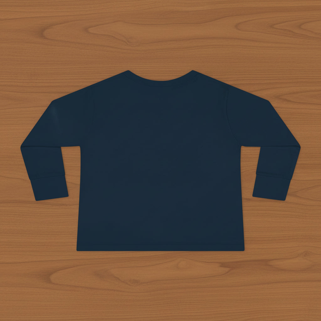 Little Pink Monster Toddler Long Sleeve Tee