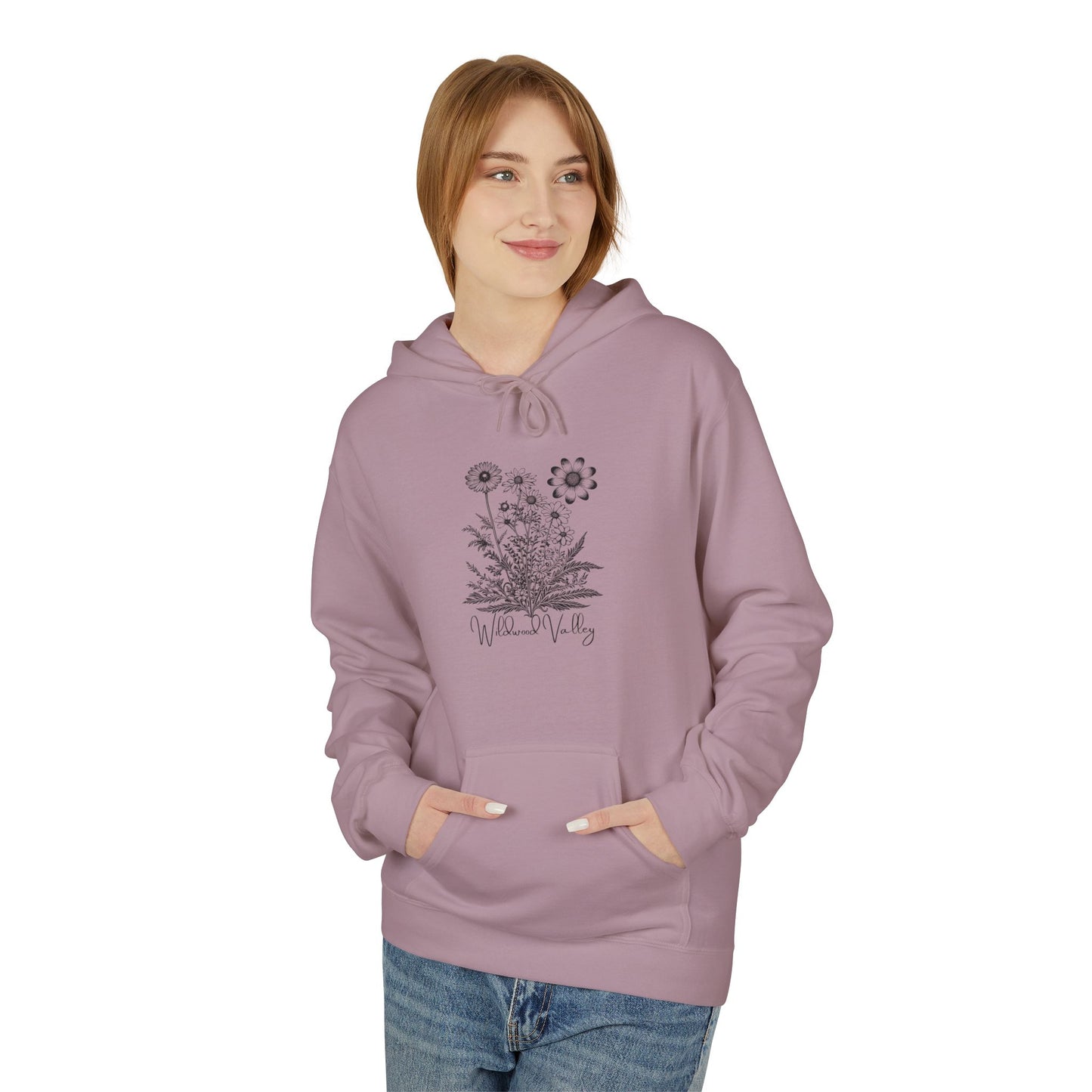 Wildwood Valley Floral Sketch Hoodie
