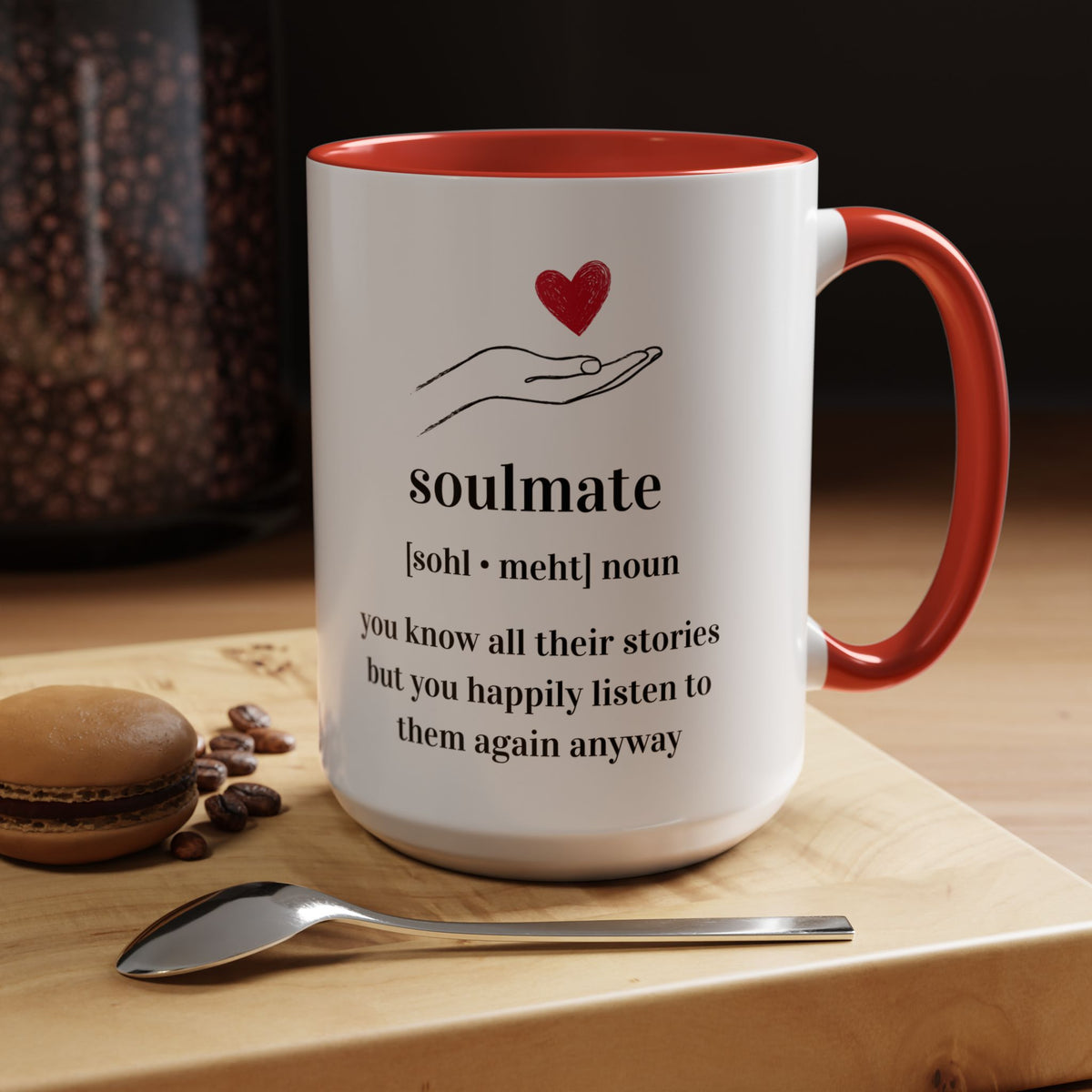 Soulmate Definition Accent Coffee Mug