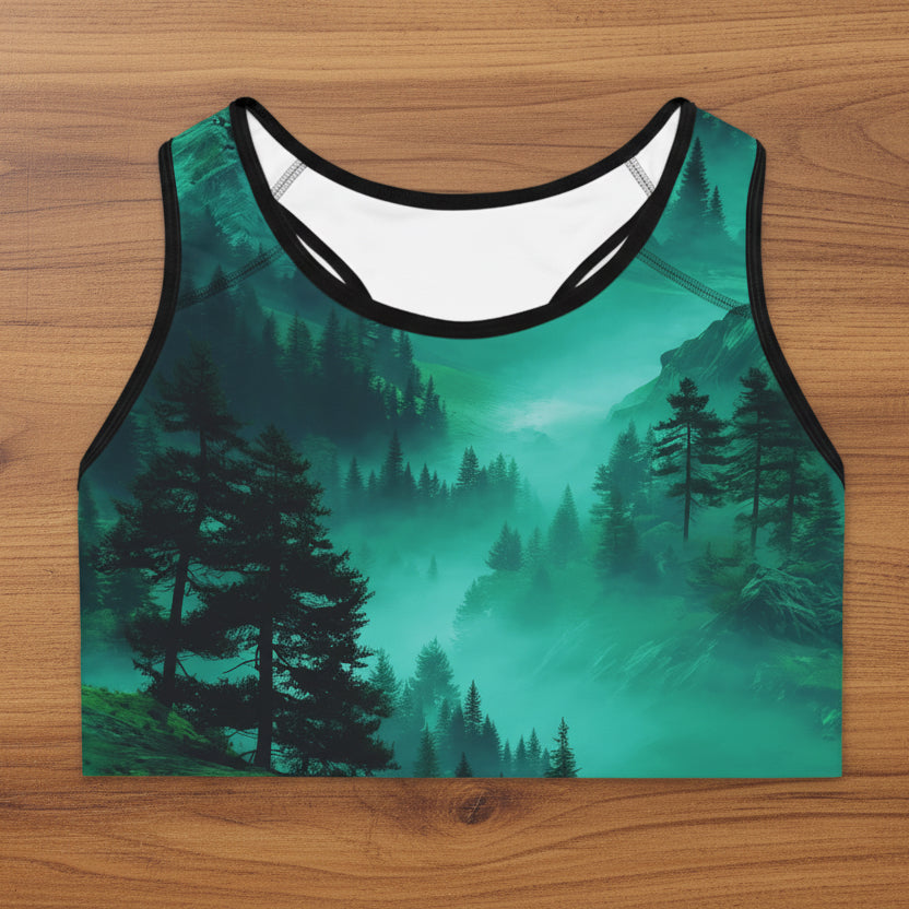 Forest Mist Sports Bra