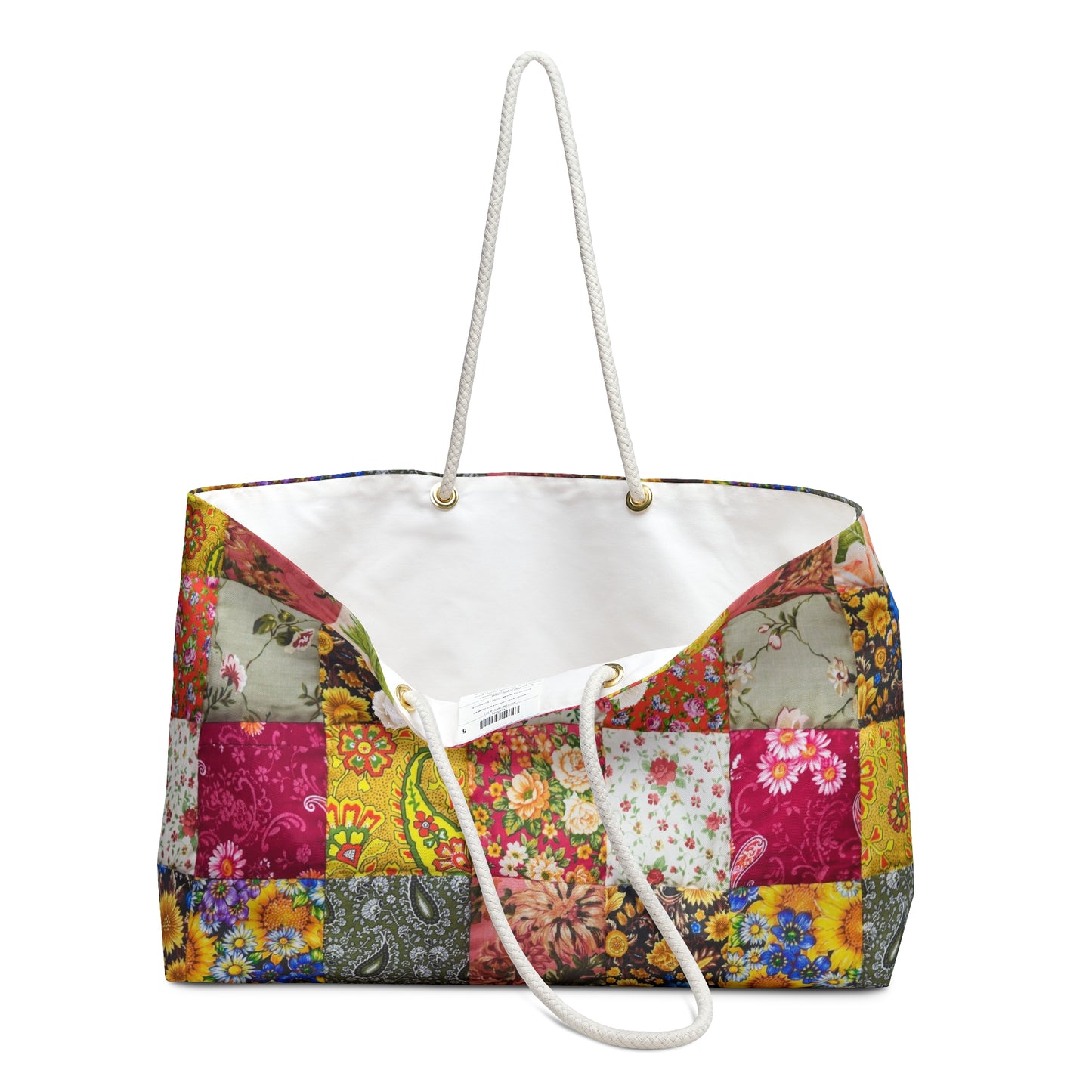 Floral Patchwork Weekender Bag