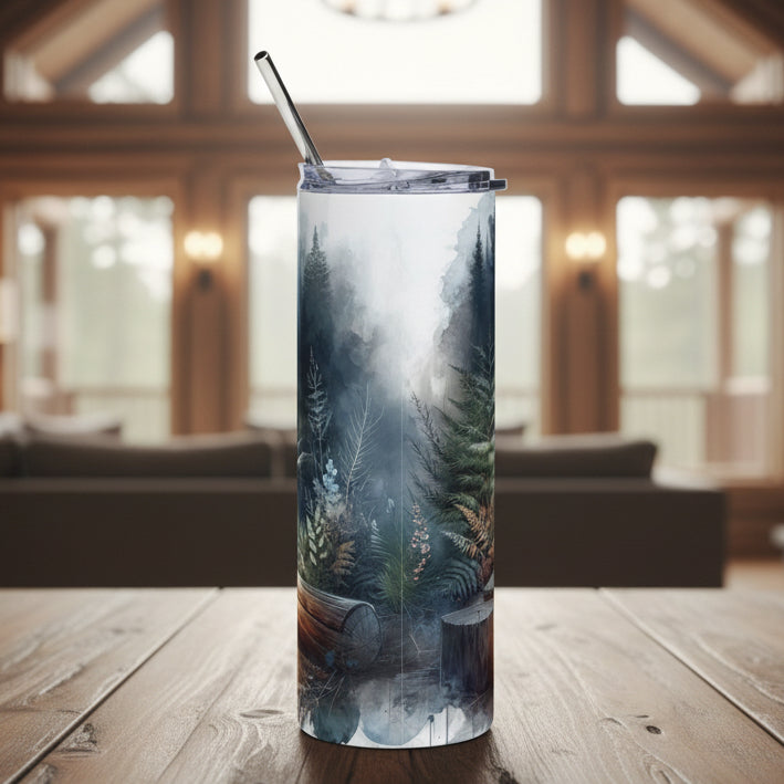 Full Moon Campfire 20oz Stainless Steel Tumbler