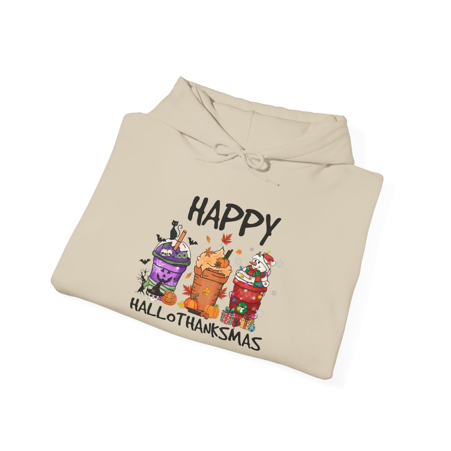 Happy Hallothanksmas Holiday Hoodie