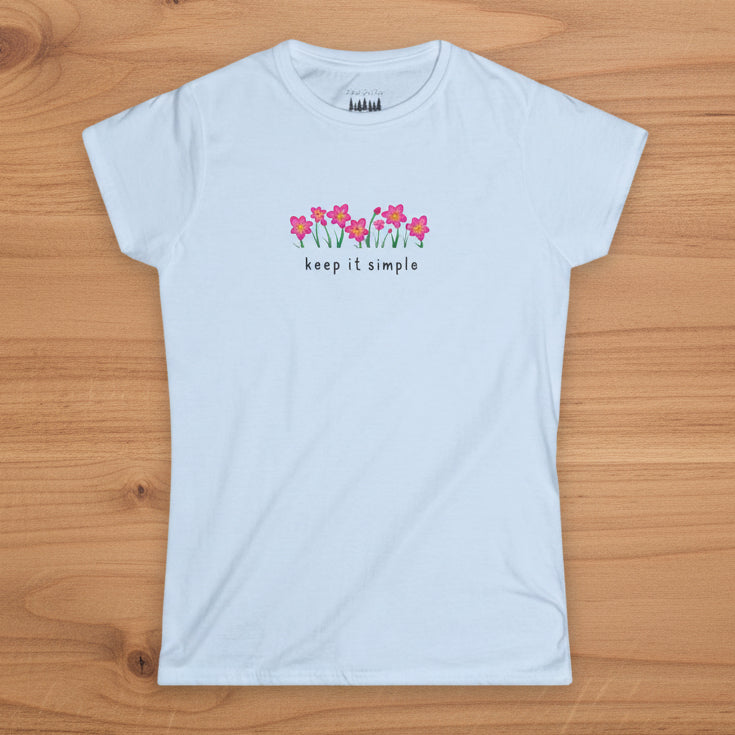 Keep It Simple Floral Tee