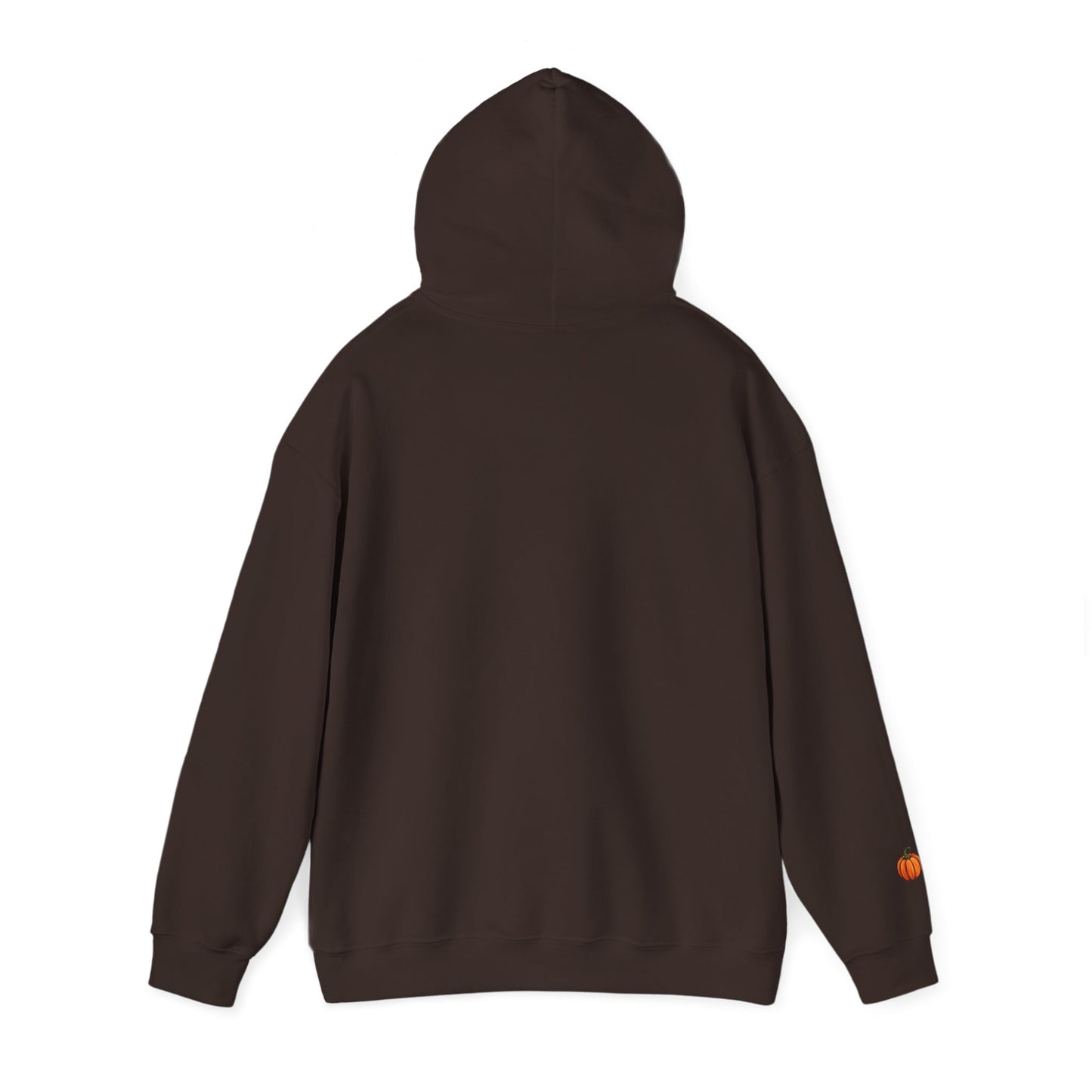 Hello Pumpkin Adult Hoodie with Accent Sleeve